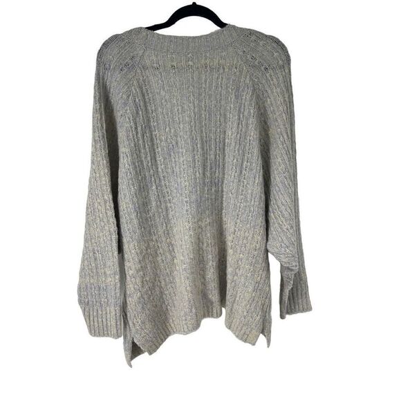 Out From Under Pastel V Neck Grandpa Cardigan Yellow‎ Blue Sz M Women’s - Picture 2 of 7